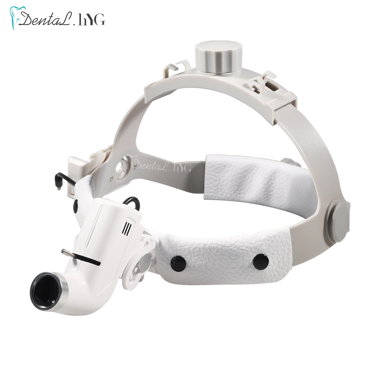 Dental LED Head Light Lamp For Binocular Loupes Brightness Spot Adjustable Dental Lab Headlamp Surgical Without battery