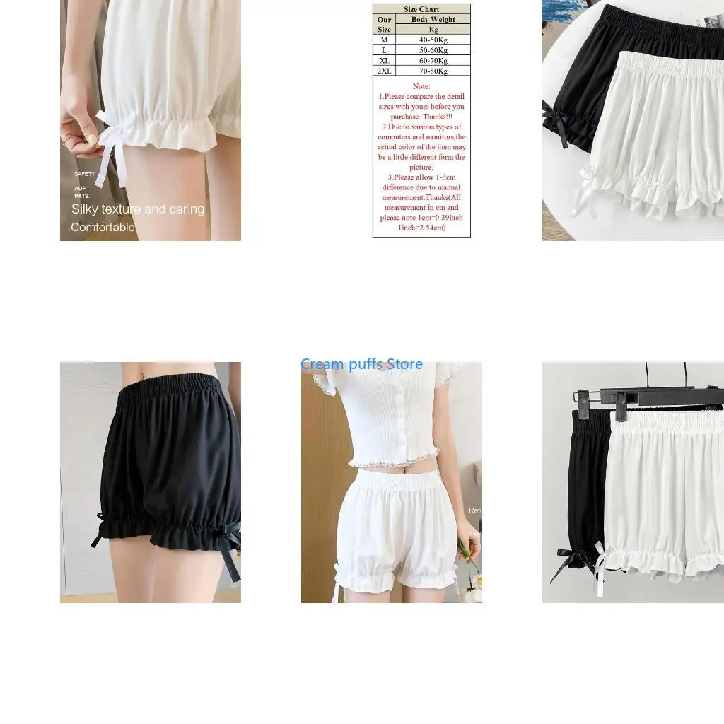 50LE Short Pants Women Sexy Lace  Shorts Safety Pants for Dress Panties Skirt Shorts