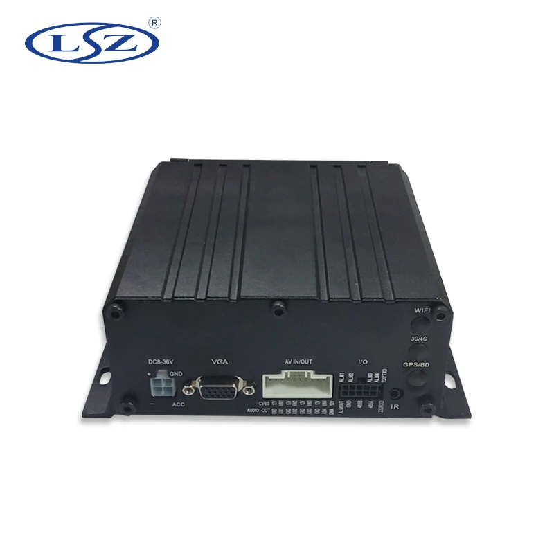 AHD1080P MDVR taxi hard disk 4ch mobile dvr  2 million pixel HD car hard disk recorder factory Menu in Russian / English or othe