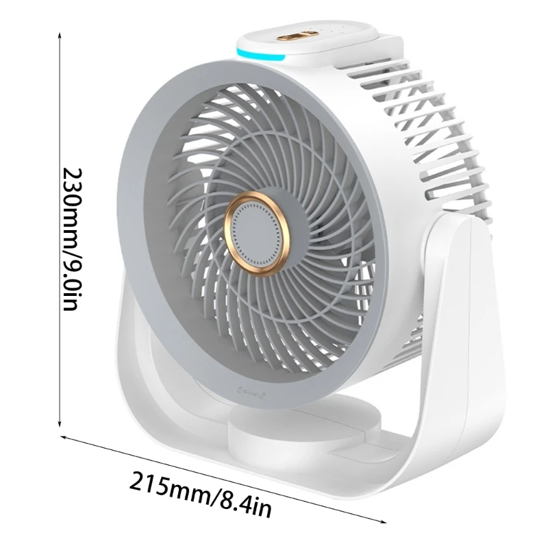 M2EE Leichter Kühlventilator, Tischventilator, Ventilator, elektrischer Ventilator, Kunststoff-Desktop-Ventilator, für