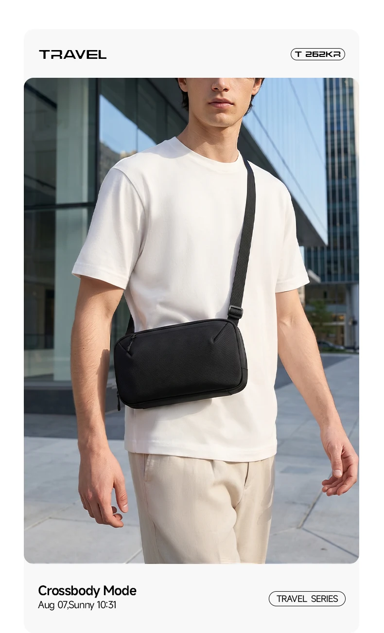 MARK RYDEN Umhängetasche für Mobiltelefone, TechPocket, leichte, wasserabweisende Reisetasche aus Polyester für den täglichen Gebrauch von Männern – Detail 5