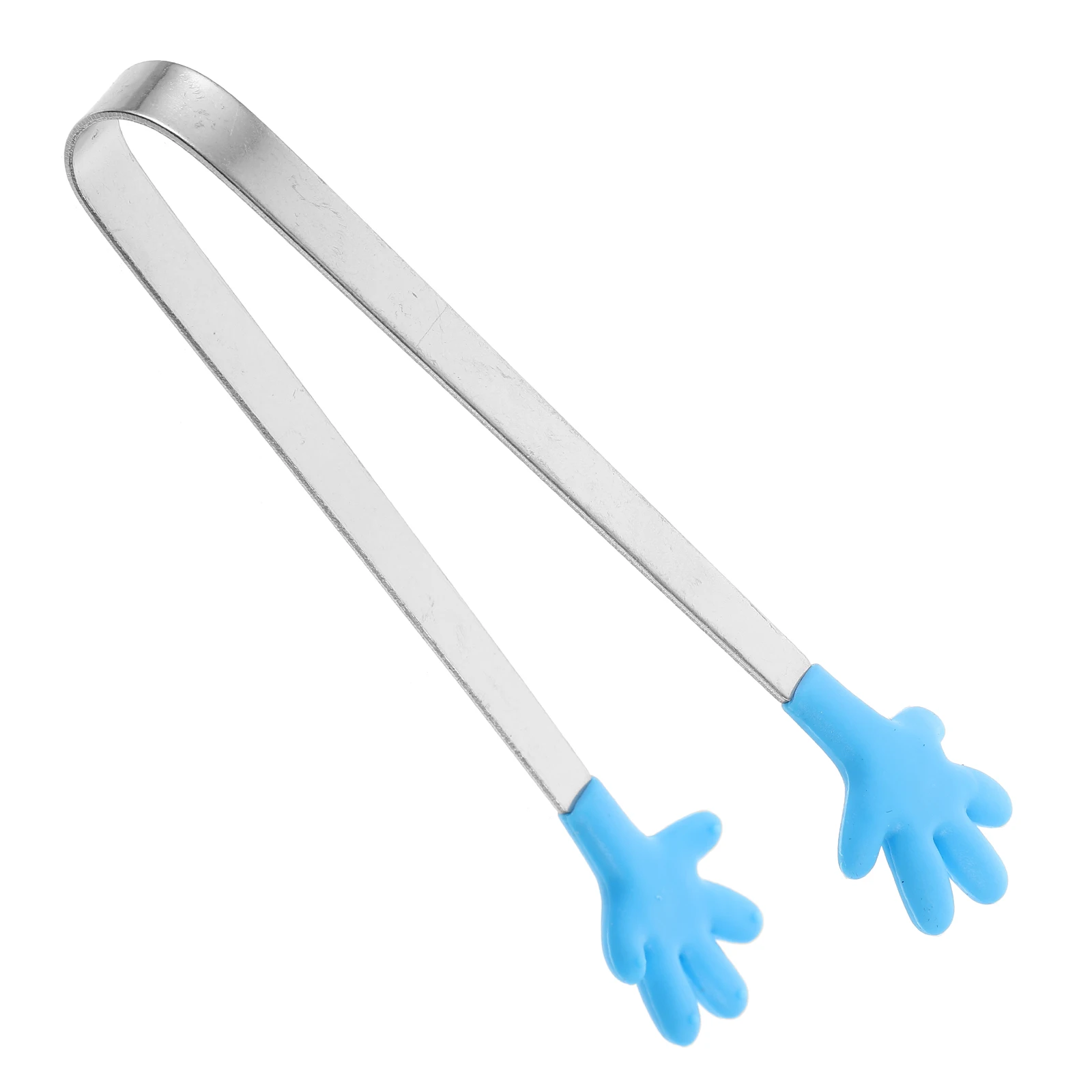 

Mini 5 Colors Stainless Steel Food Tongs Kitchen Gadgets Dishwasher Safe High Temp Resistant Ice Bucket Buffet Snacks Party Use