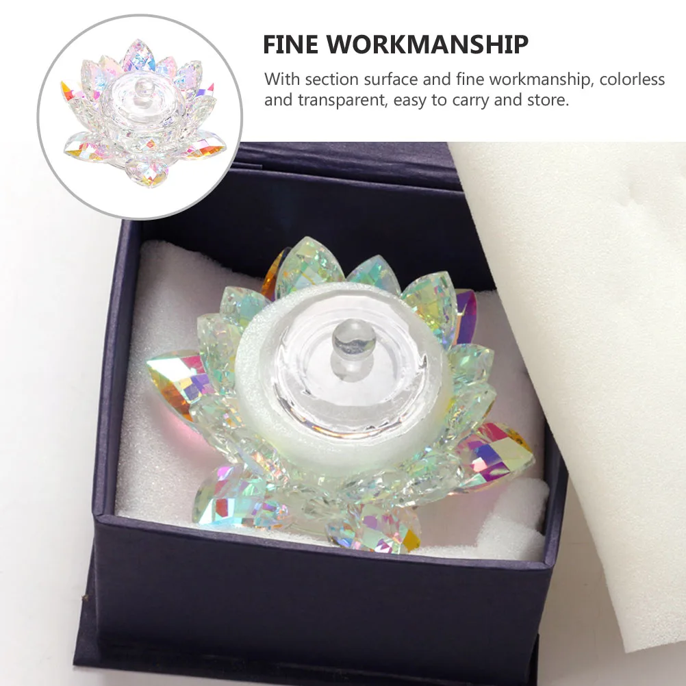 Tazza per nail art in cristallo a forma di loto Ciotola per miscelazione polvere liquida per manicure trasparente premium per mini contenitore riutilizzabile in acrilico