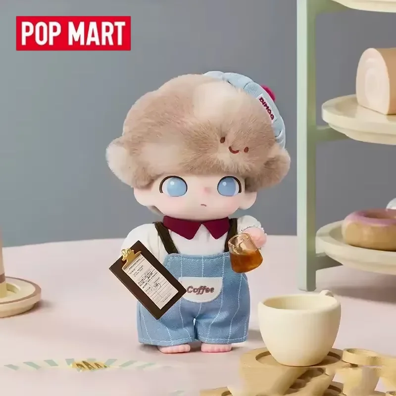 

POP MART DIMOO CRUSH ON COFFEE Series, оригинальная серия, плюшевая кукла, кулон, слепая коробка, игрушки, кукла, милая аниме-фигурка, украшения для рабочего стола