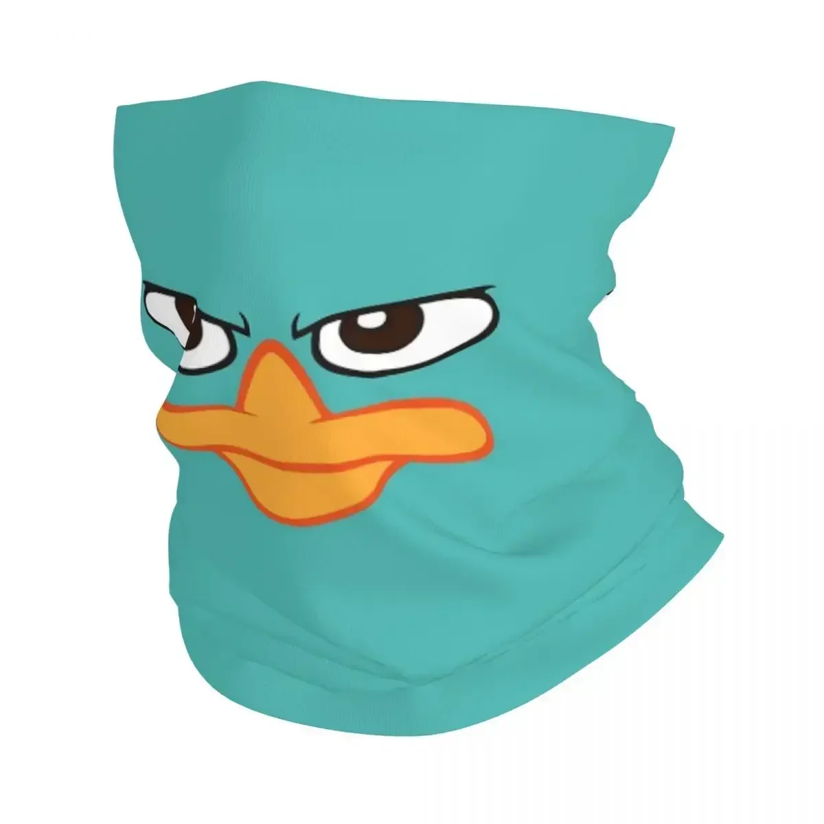 Perry The Platypus Mask Bandana Neck Cover Printed Wrap Scarf Warm Headband Cycling For Men Women Adult Washable