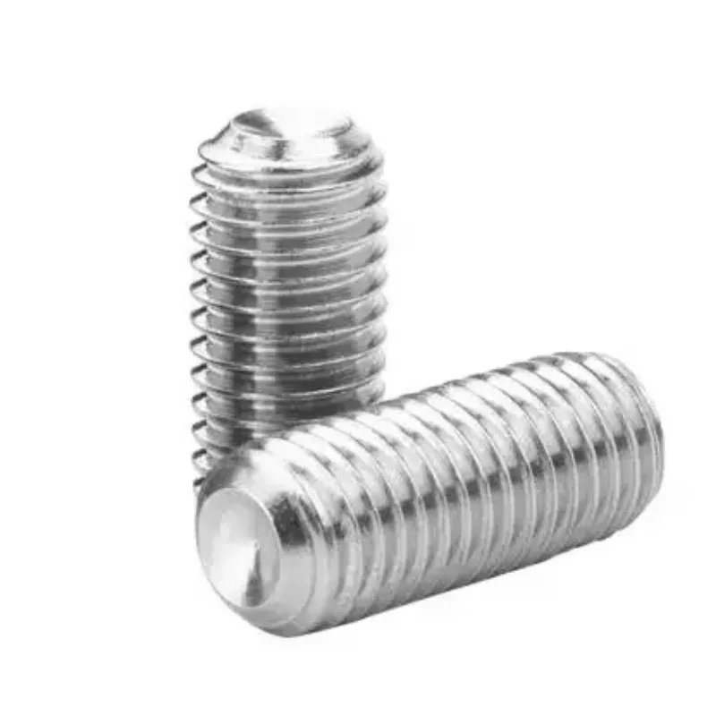 

PVORNUG 10pcs M3 M4 stainless steel hexagon socket fixed end screw without head machine 2mm-25mm length