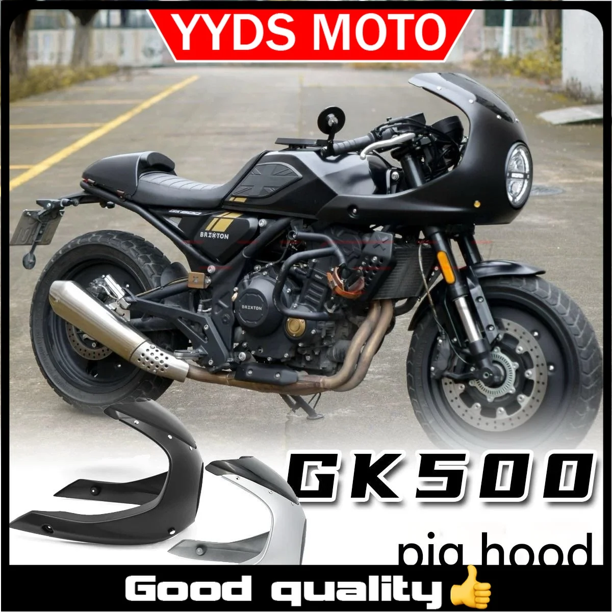 

【Good quality】For BRIXTON CSFIRE 500 windshield cover GK500 direct-mount headlight cover BRIXTON CSFIRE 500