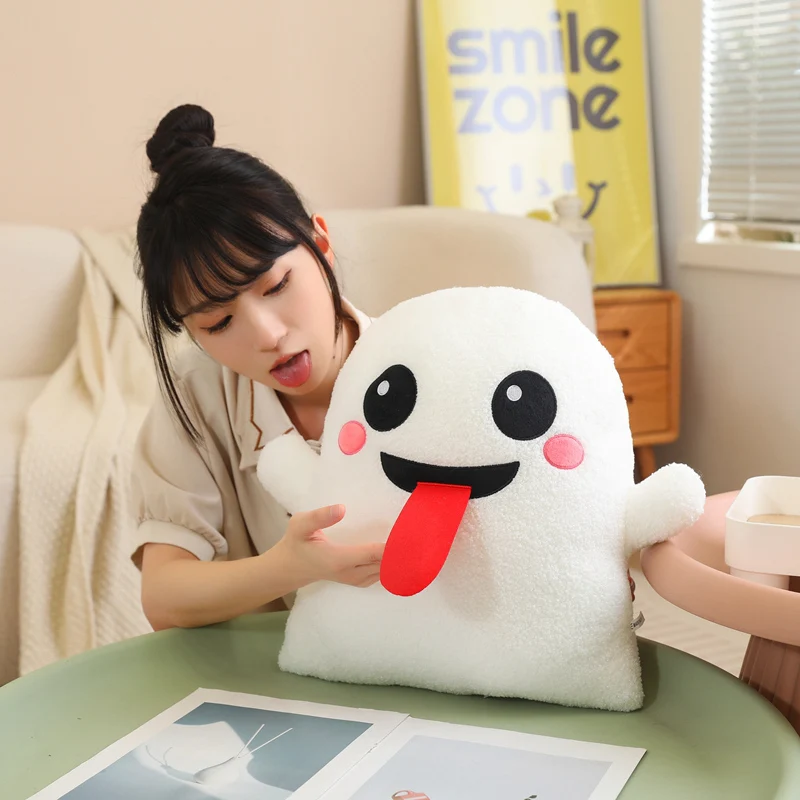 1Pc 40CM Cartoon Halloween Pumpkin Candy Ghost Plush Toy Funny Halloween Plush Doll Pillow Home Party Decor Gift