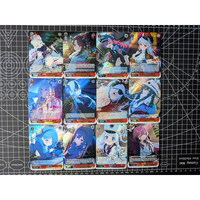 Blue Archive Anime Characters Takanashi Hoshino Misono Mika DiIYSelf-Control Hot Metal Toys Collection Card Christmas Day Gifts