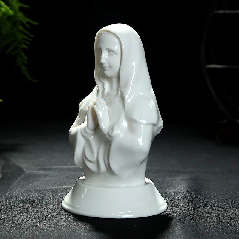 20CM TALL Catholicism Christianity Home Decor Decoration Religious Virgin Mary Prayer Handmade Catholic the Madonna god statue