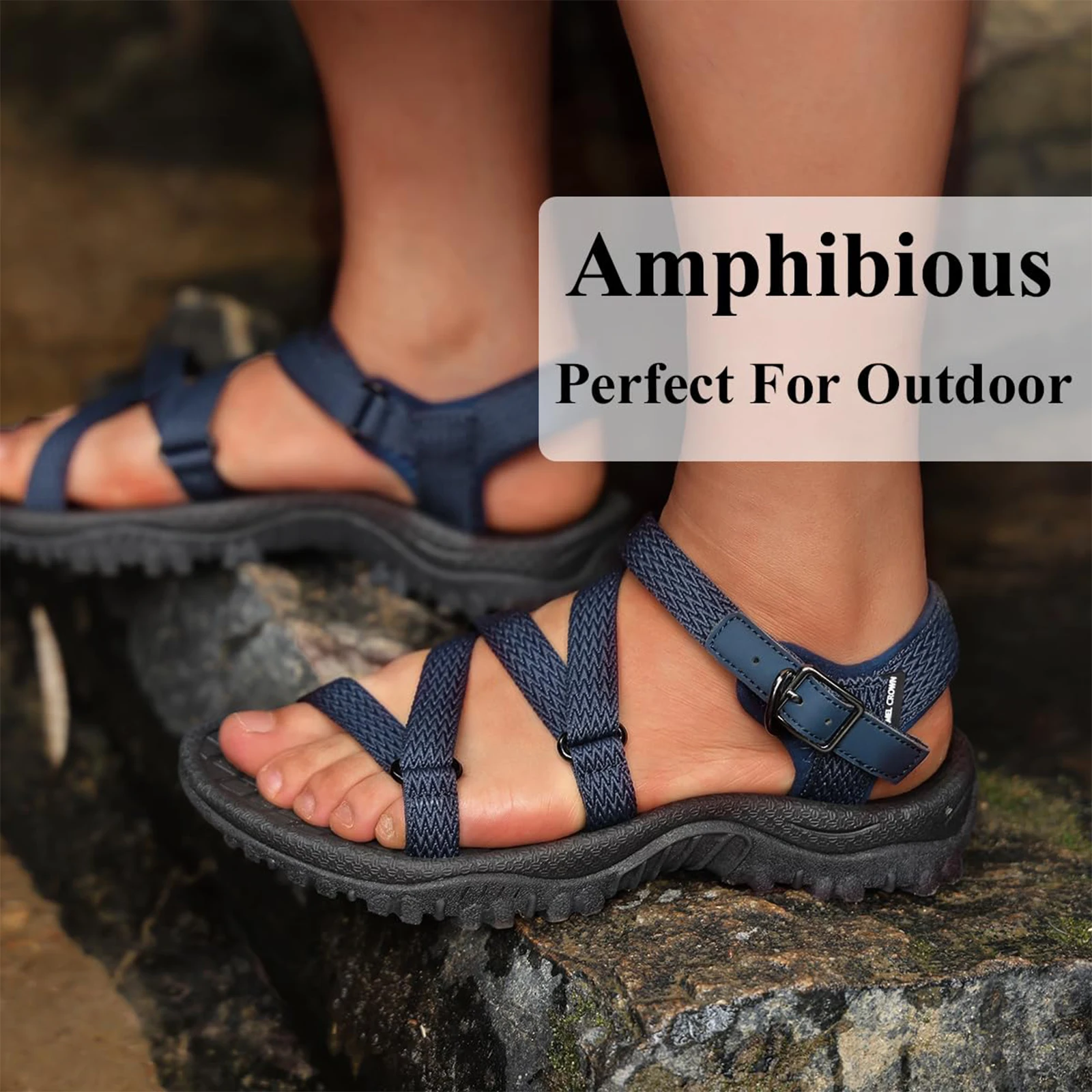 GOLDEN CAMEL Women\'s Arch Support Sandals Waterproof Hiking Sandals Water Beach Sandals Adjustable Lightweight Athletic Sandals