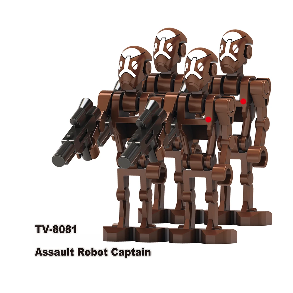 Bloques de Construcción G0111, Droides de Batalla, Super Droides de Batalla, IG-88, Figuras de Ladrillos, G0081, G0082, Mini Juguetes de Ensamblaje, G0083, G0085