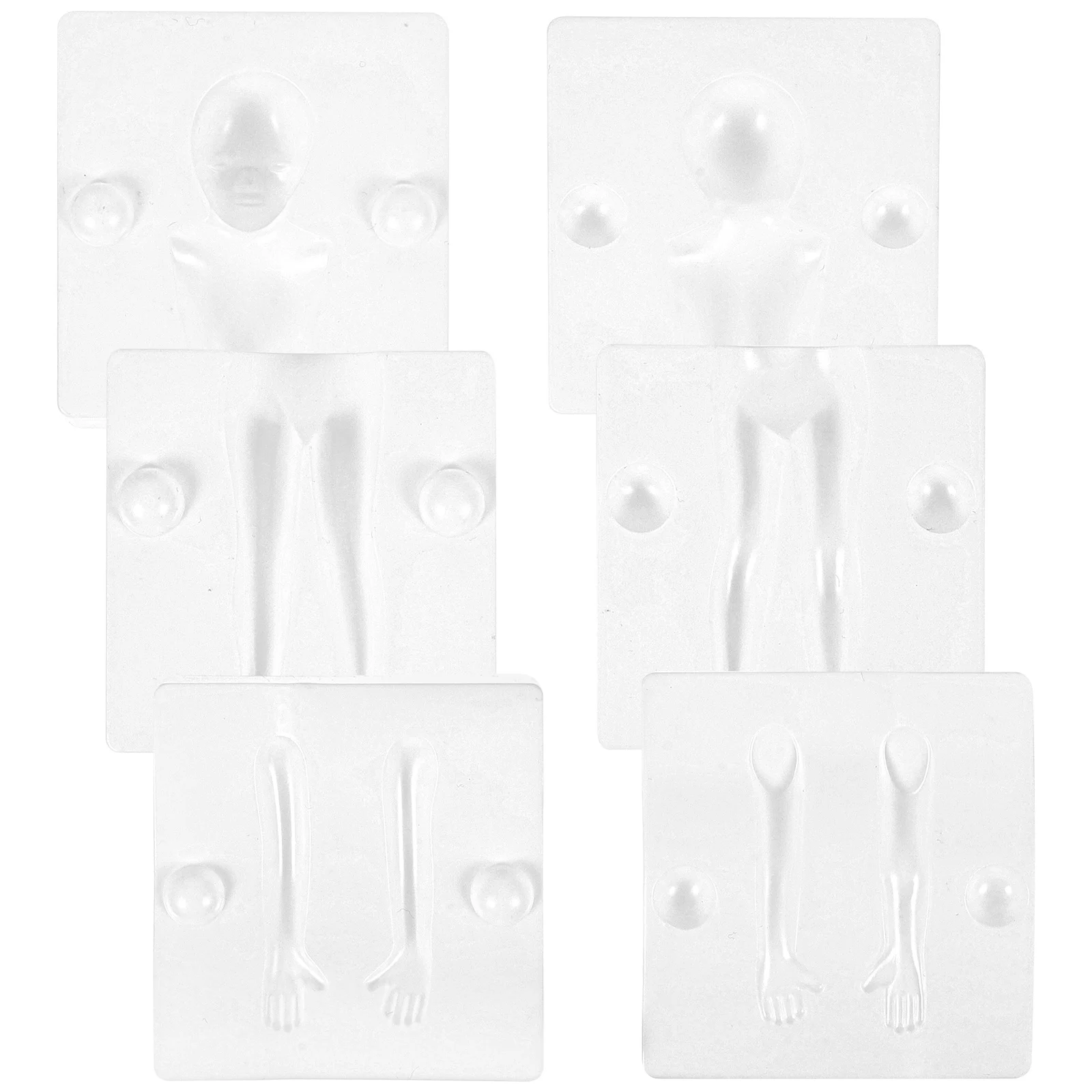 Human Body Shaped Mold Humanoid Plastic Model Tools Kitchen DIY Molds Decor