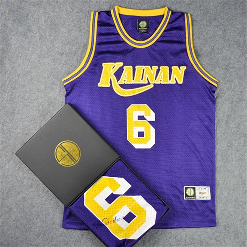 Anime Kainan School #6 Jin Soichiro #4 Maki Shinichi Cosplay Basketball Jersey Tops T Shirts Sports Wear Team Uniform