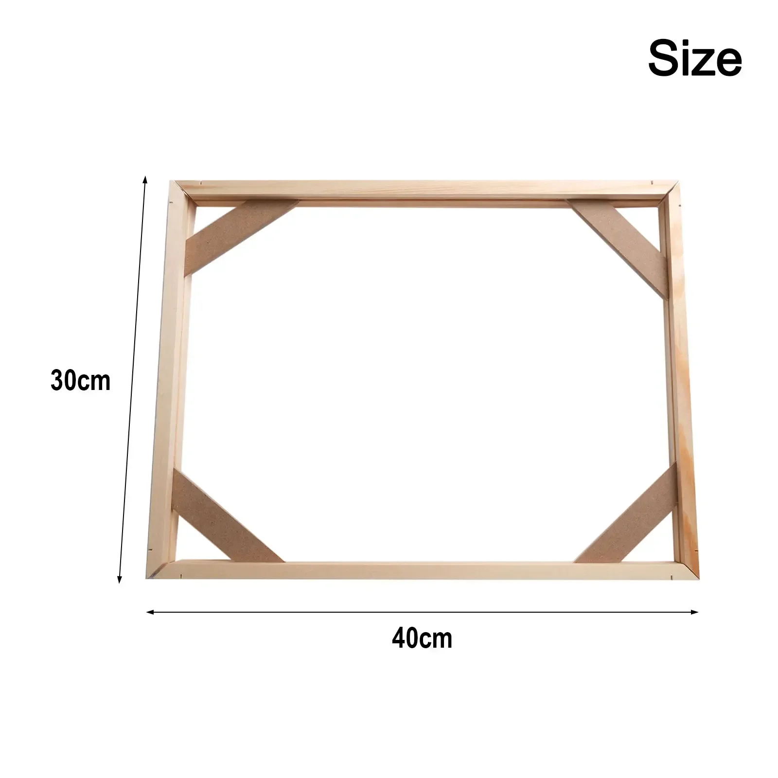 40x50cm DIY Frame For Canvas Paintings Wooden Photo Frame Family Artistic Photo Oil Painting Frames Home Wall Decoration
