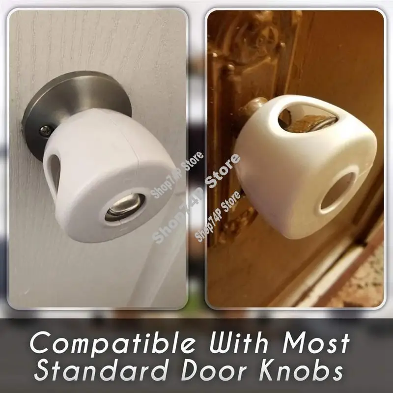 

ABJY-Stove For Children Proof Door Lock For Kids Stove Security Locks Handles Knob Covers Baby 4 Pcs For Kids Safety Home Protec