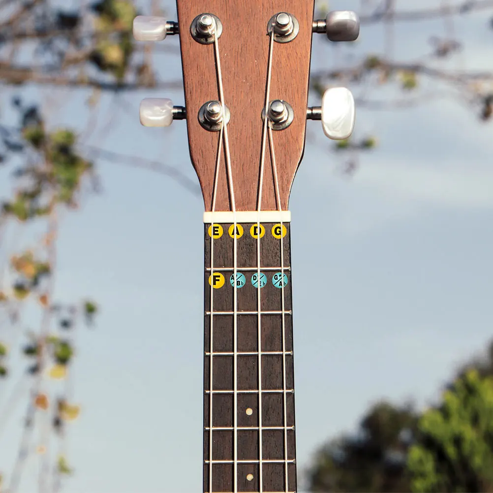 

4 Pcs Bass Fingerboard Stickers Acoustic Guitar Accessories Fretboard Inlay Paper