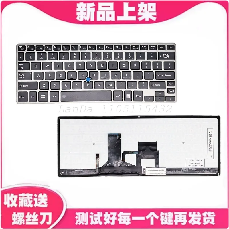 Backlit Keyboard for Z30-A Z30-C Z30T-B Z30-B1320 R30-B R634 Laptop Replacement Keyboard Durable Ergonomic Design Easy Installat