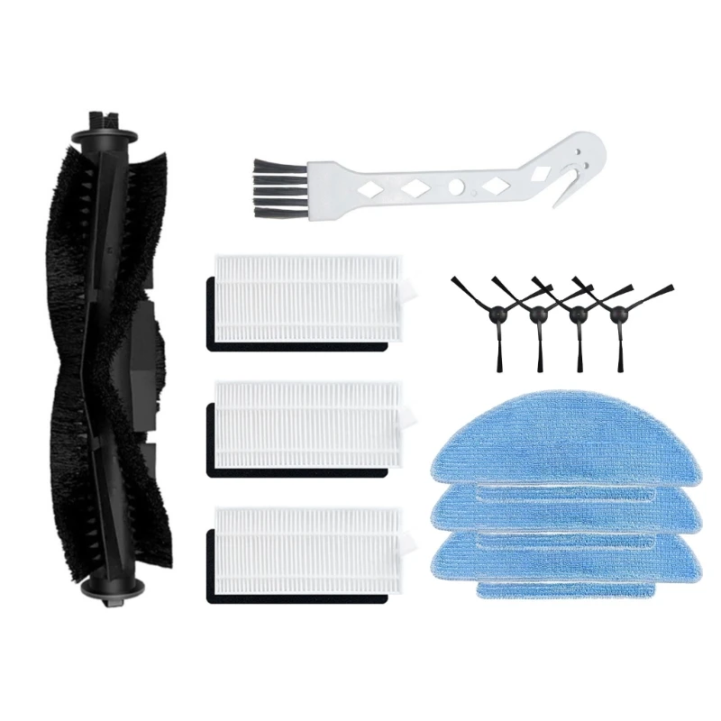 Запасные аксессуары M2EE для робота-пылесоса Tikom L9000, основная щетка, боковые щетки, подушечки для мытья полов, запасная