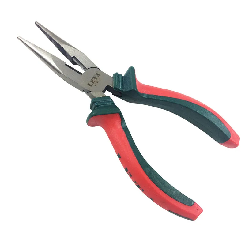 6-inch pointed nose pliers, pointed mouth pliers, clamping tool