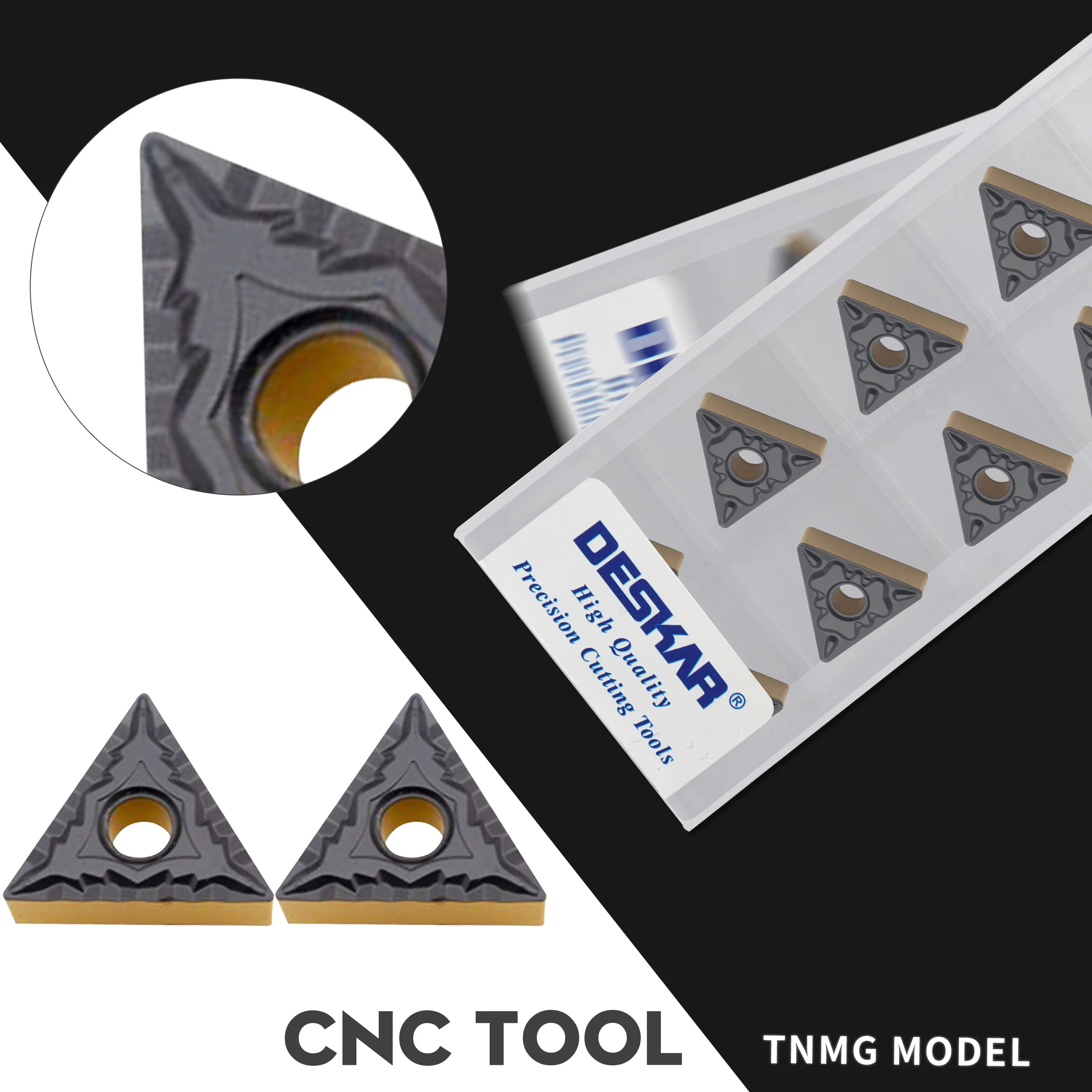 

10pcs TNMG160404-CQ LF9218 TNMG160408-CQ LF9218 PVD+CVD coating CNC lathe tools Carbide external turning inserts for steel parts