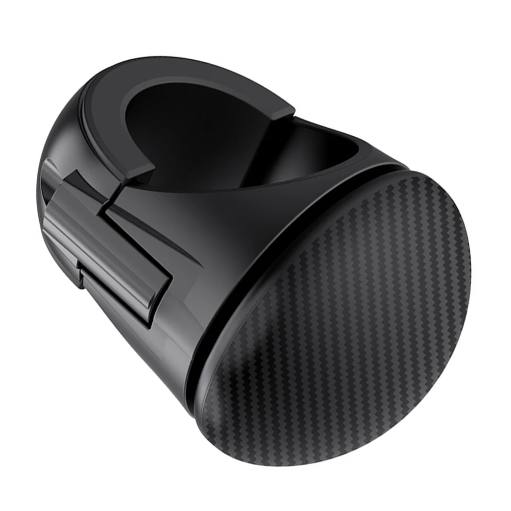 Steering Wheel Spinner Knob Featuring Dual Layer Construction Combining Carbon Fiber Rigidity and Silicone Flexibility