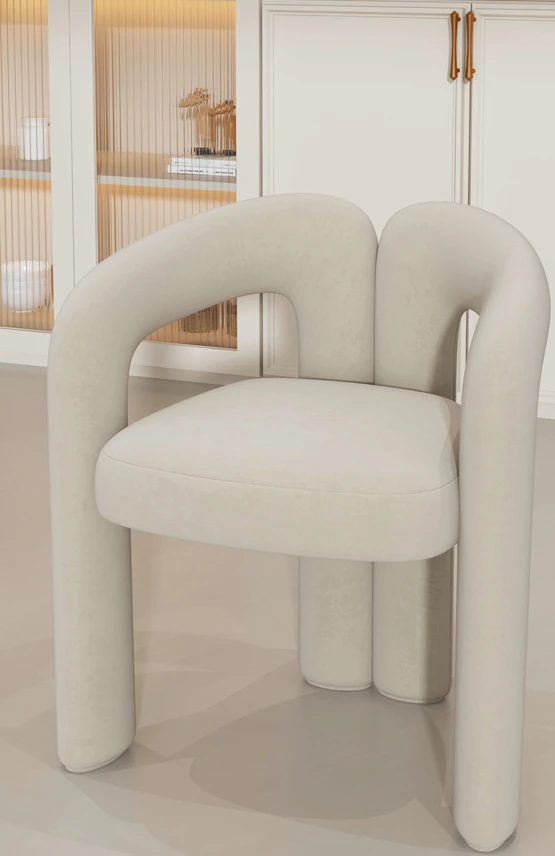 

NEW Nordic light luxury dining chairs with modern minimalist style