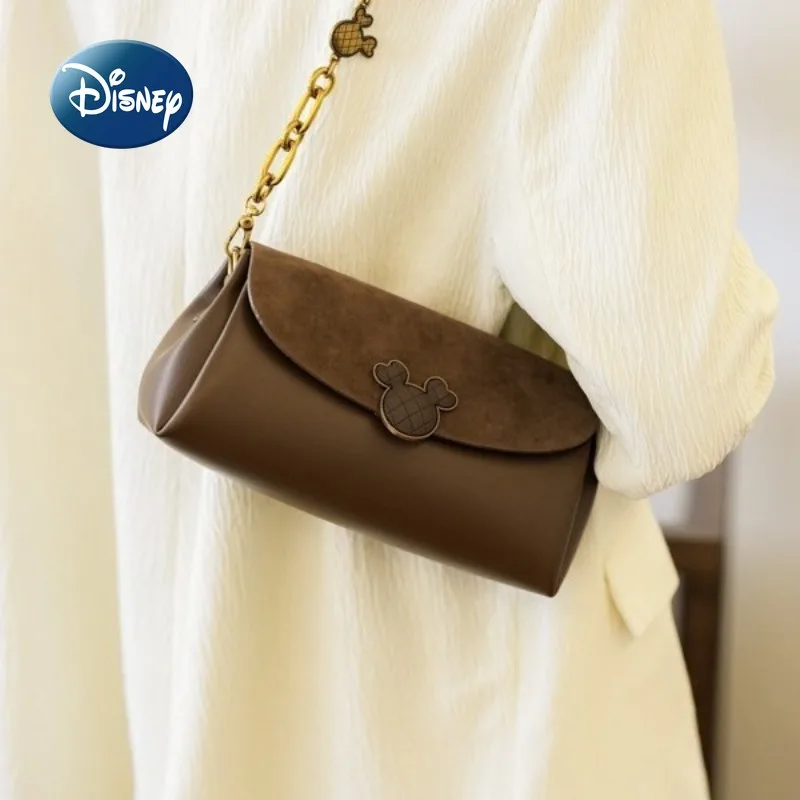 Disney Mickey New Women's Handbag Fashion Trend Women's Shoulder Bag Cartoon Casual Women's Bag Large Capacity High Quality