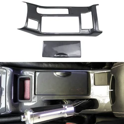 LHD! RHD! Fit For Mitsubishi Lancer 2008-2016 Car Accessories ABS Plastic Front Center Console Shifter Sticker Cover