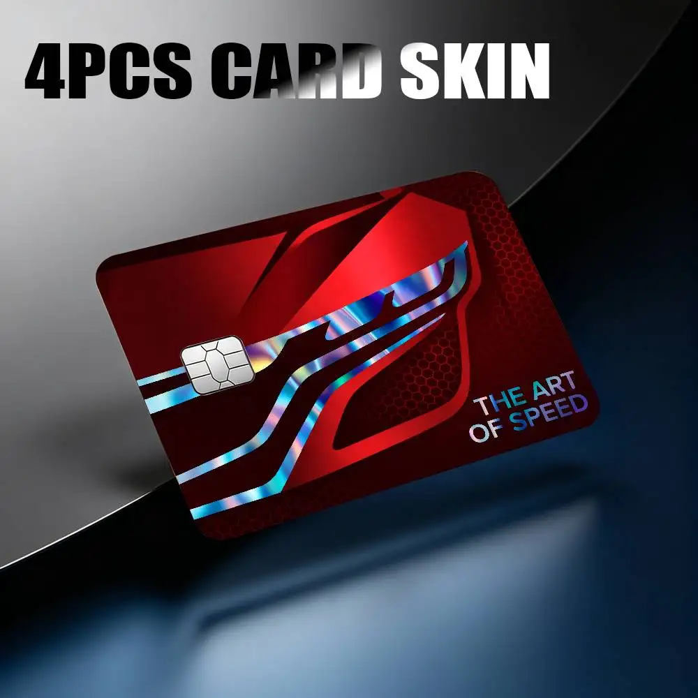 

FOR HONDA STICKERS Laser Reflective Card Skin Sticker For Debit Credit Card