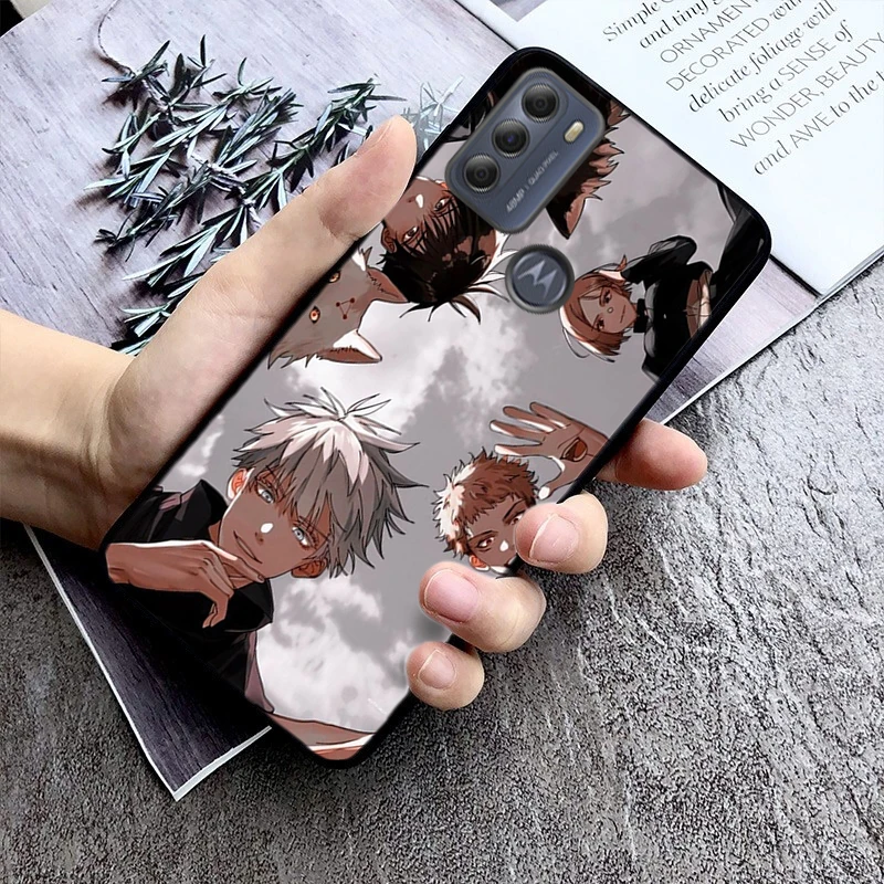 

Jujutsu Kaisen Gojo Satoru Anim Case For Moto G84 G22 G32 G42 G52 G62 G53 G72 G60 G60S G100 G10 G20 G30 G13 G50 G 5G G Pure