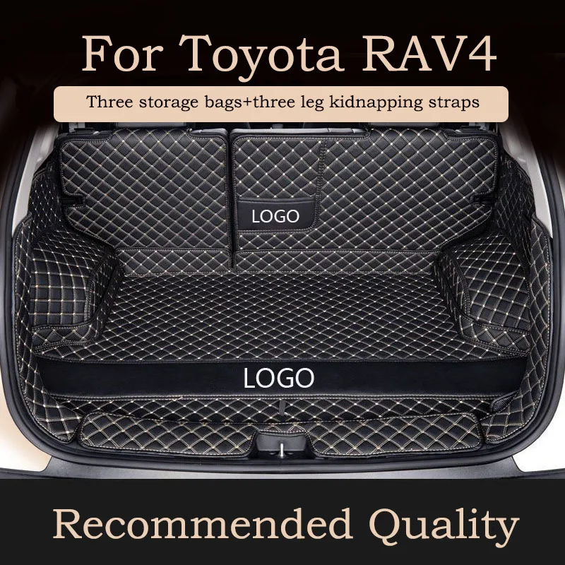 トヨタ用カスタムカートランクマット,耐久性のあるカーゴライナー,ブーツカーペット,アクセサリー,rav4,xa50,rav 4,ハイブリッド,2020, 2021, 2022, 2023, 2024