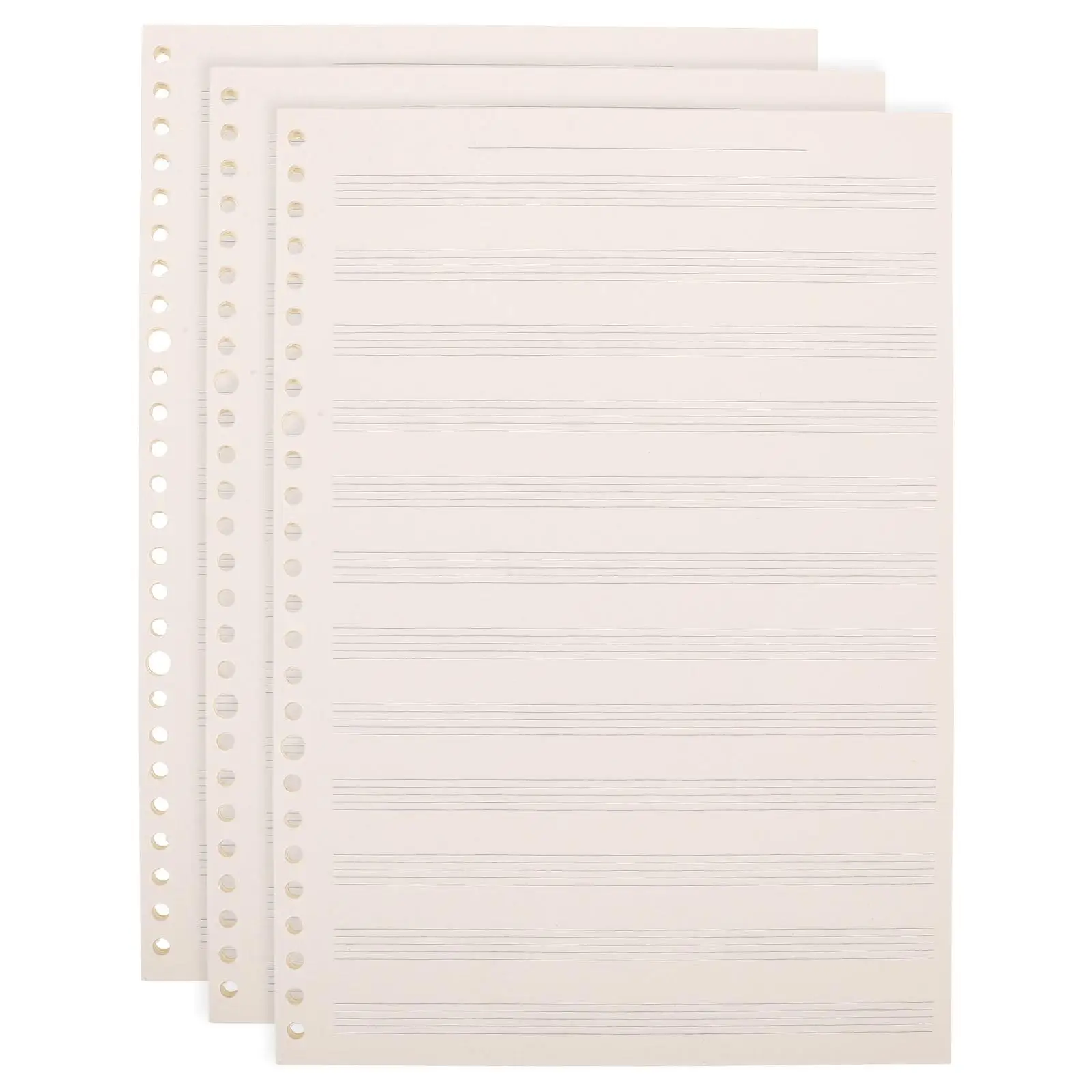 

3 Pcs Staff Exercise Book Manuscript Paper Notebook Stuff Music Stave Notebooks Portable Five-
