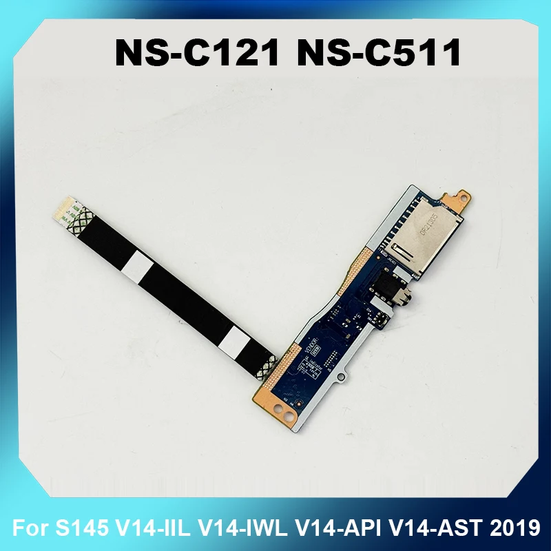 Аудиоплата NS-C121 NS-C511 с кабелем для S145 V14-IIL V14-IWL V14-API V14-AST 2019, высокое качество, быстрая доставка