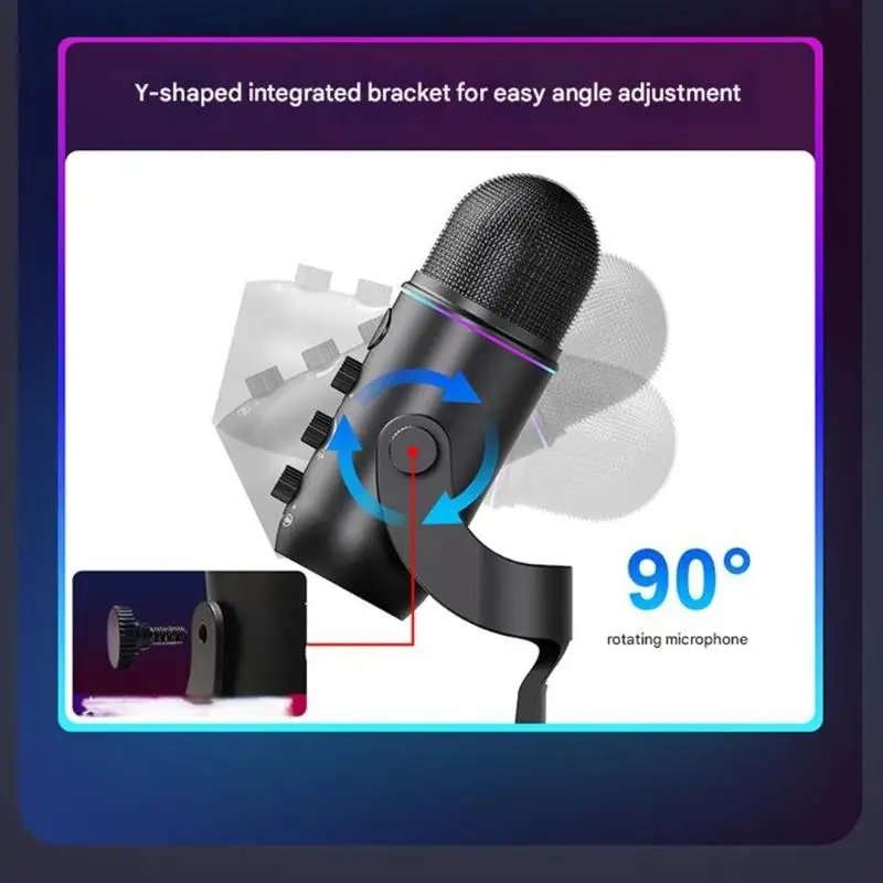 

Y1UB High Fidelities USB Condenser Microphones for Online Karaoke and Broadcasting