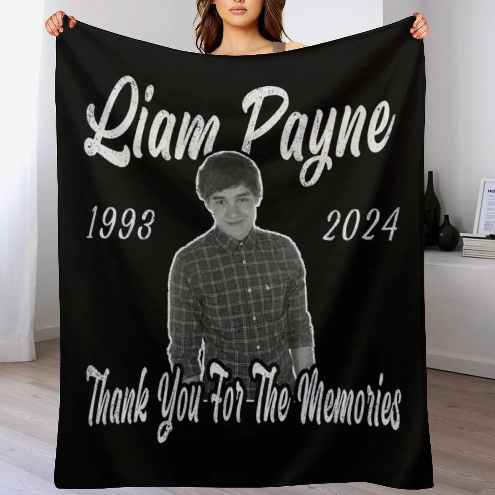 Thank You For The Memories 90s Throw Blanket Decorative Soft Throw Blanket for Couch Sofa