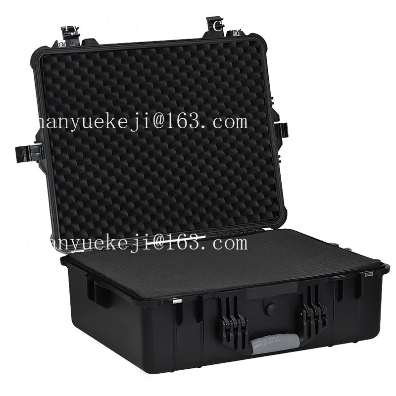 Waterproof Hard Tool Carry Case with Sponge Insert, Heavy Duty Shockproof Storage Box for Equipment & Instruments