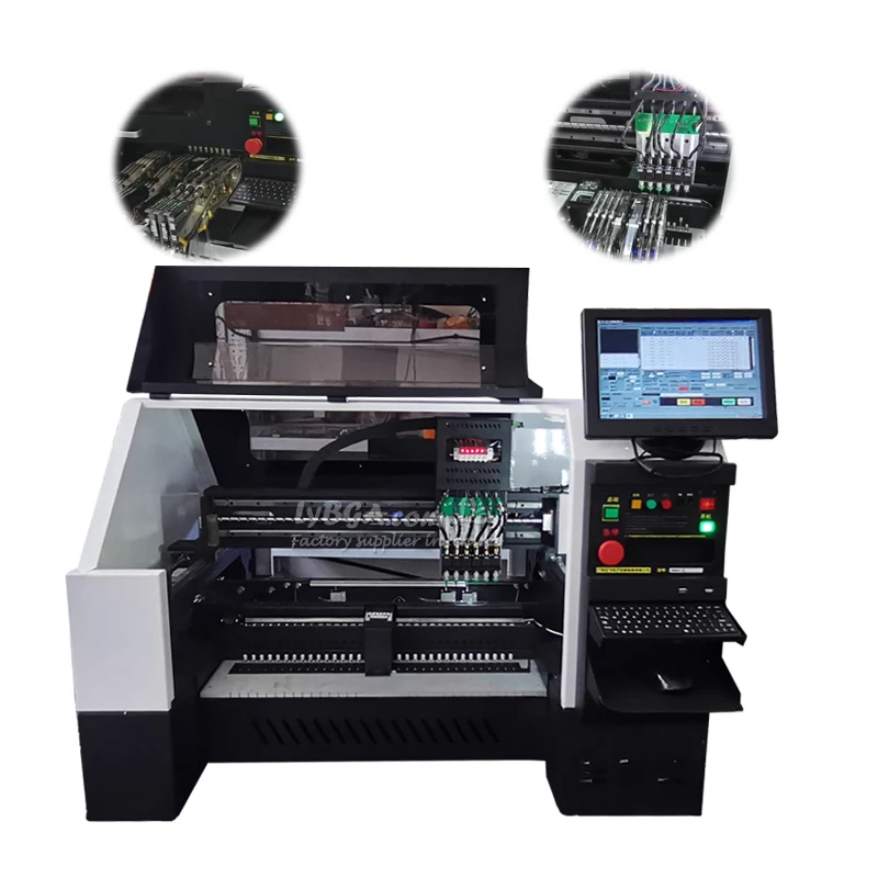 

TP400 High Speed SMT Placement Machine Desktop Pick UP Machine Fully Automatic 3 Stage Automatic Board Feeding