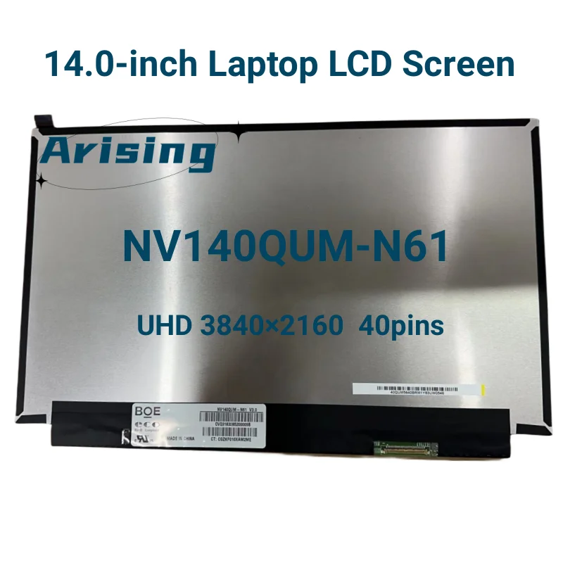 15,6-Zoll-Laptop-LCD-Bildschirm NV140QUM-N61 4k uhd 14,0x3840 Laptop-LCD-LED-Bildschirm