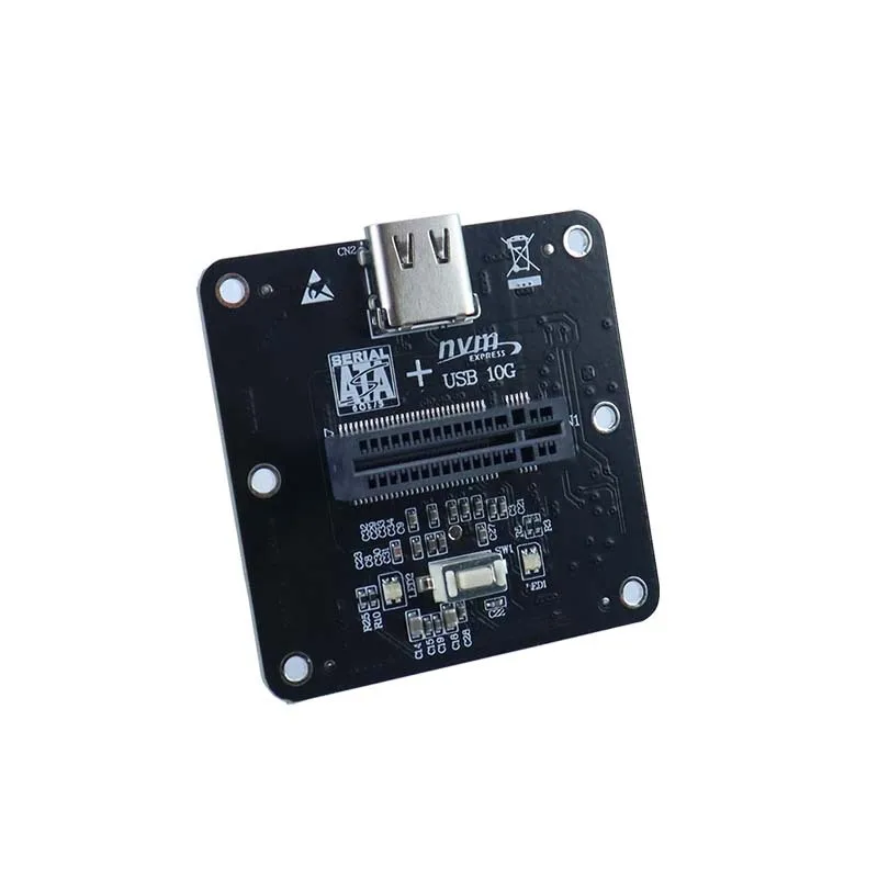 UTHAI U080 RTL9210B Dual Protocol M.2 NVMe/NGFF Hard Disk Box Adapter Type-C USB3.1 10Gbps Adapter Card