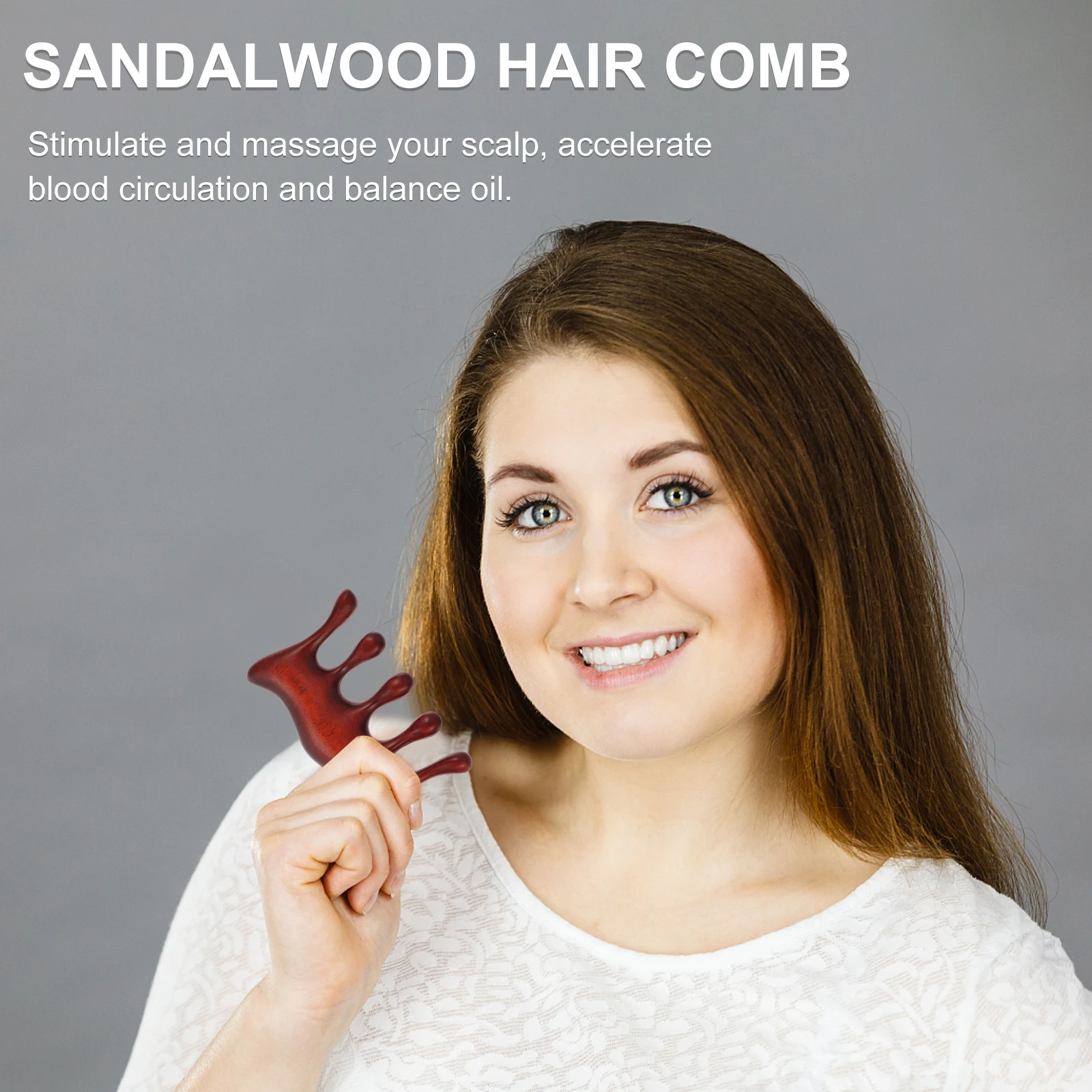 

S Massage Comb Stimulates Scalp Hair Care Tool Anti static Design Practical Use Perfect Gift Choice Wood Scrapping