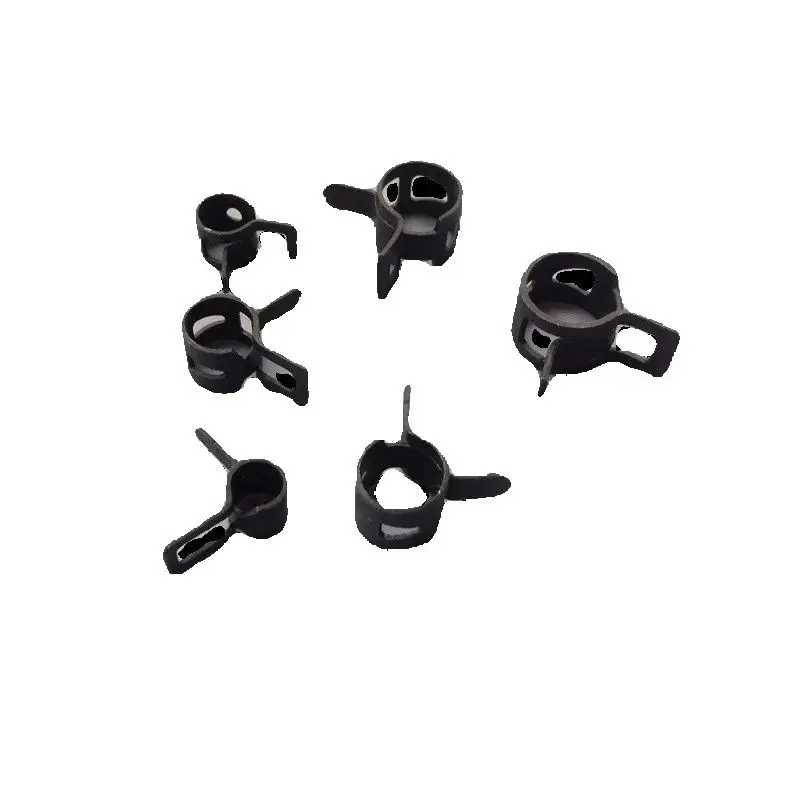 Steel Black Elastic Clamp Oil Water Pipe Clamp
