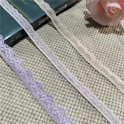 1CM Nylon Ammonia Single Straight Wave Elastic Lace Clothing Cuffs Splicing Accessories