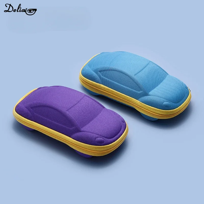 Children Car Shaped Glasses Case Cute Glasses Strage Bag Box Cases Kids Sunglasses Cases Automobile Styling Box