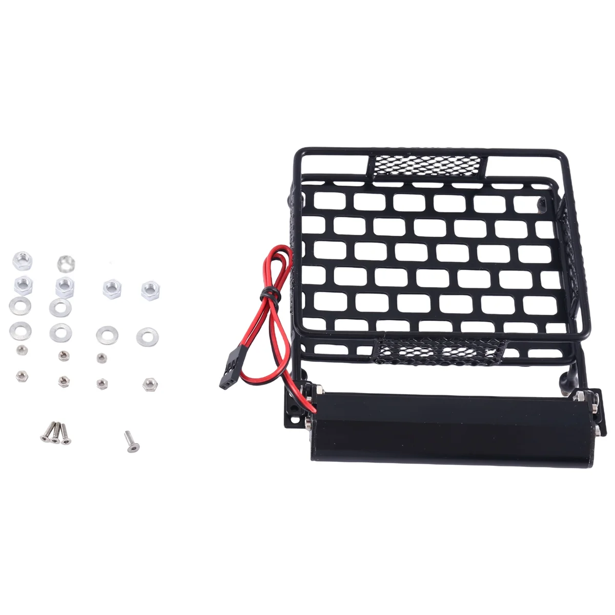 Металлический багажник на крышу 110X10 0 мм со стандартной планкой для Tamiya CC01 CR01 RC4WD D90 Axial SCX10 1/10 RC Crawler Car