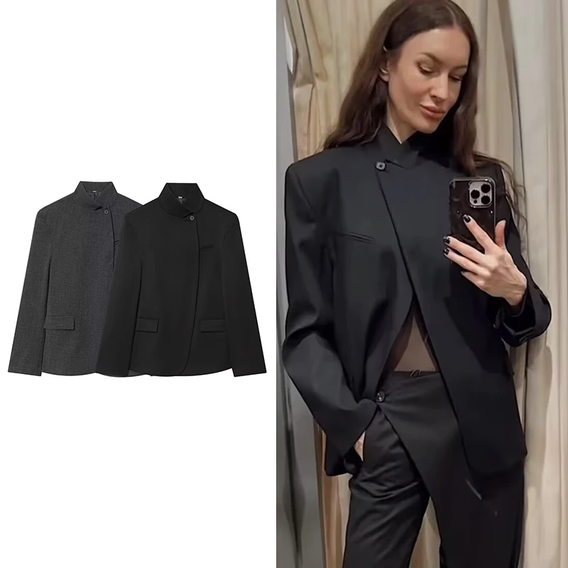 

Новые весенние блейзеры 2026 года: модные, элегантные, приталенные офисные пиджаки для молодых женщин, стильные уличные пальто для отпуска