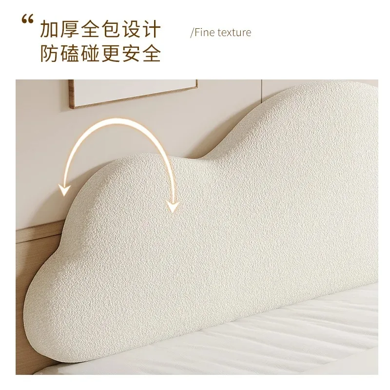 2025 New Cloud Headboards Bedless Soft Package Cushion Princess Backrest Bed Backrest Cushion Tatami Pillow Wall Enclosure