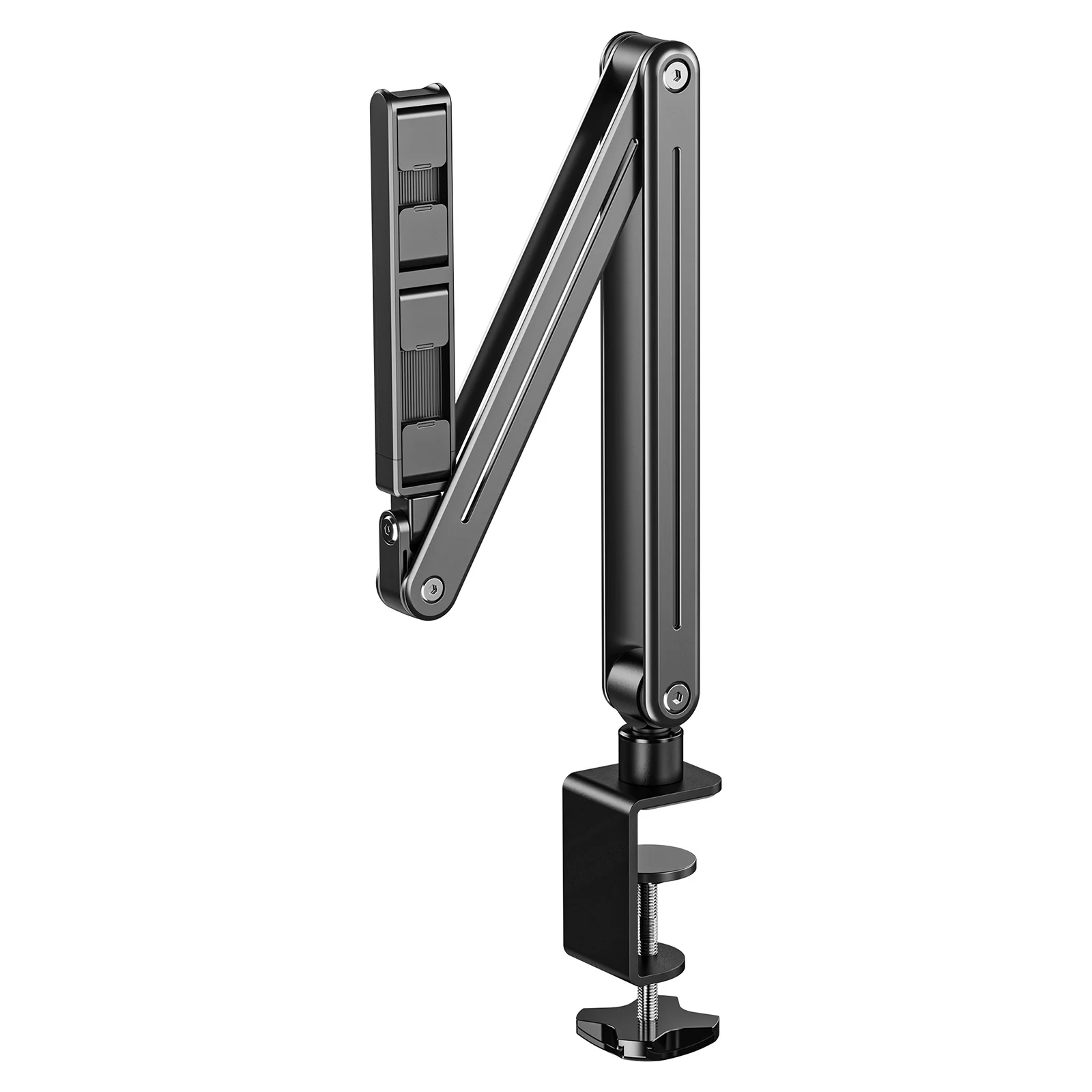 حامل لوحي مرن قابل للطي قابل للتعديل 360 درجة °   حامل هاتف محمول كسول من Rotation Cantilever لجهاز IPad/iPhone X/iPad Pro/N-Switch