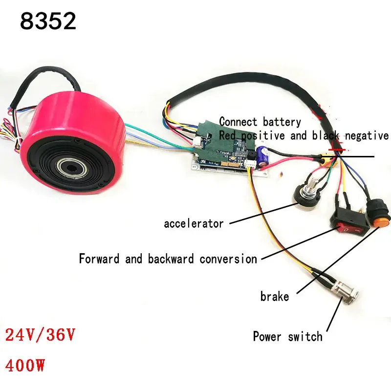 Kit de contrôleur de moteur de planche à roulettes électrique