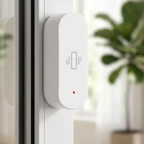 For Smart WiFi Vibration Sensor For Tuya App Remote Control High Sensitivity Door Alarm Security System Home Automation Device